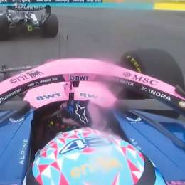 F1: ¡Al límite! Colapinto fue al roce con Hamilton para defender su posición en el GP de Miami