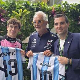 F1: la AFA acompañó a Colapinto en el Gran Premio de Miami