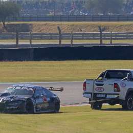 TC: ¡Muy golpeado! Así quedó el BMW de Julián Santero después del incidente en la serie