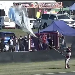 TC: ¡Festejo absoluto! El desahogo de Werner con los hinchas tras ganar en Termas