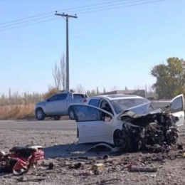Durísimo choque frontal en Río Negro: hay un muerto y tres heridos