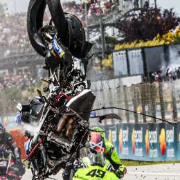 MotoGP: ¡Espeluznante! Así quedaron los restos de la moto de Alex Márquez tras el violentísimo accidente en Barcelona