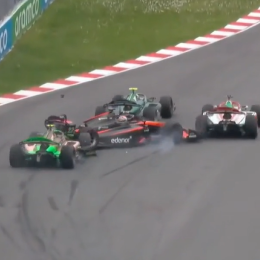 F2: el choque de atrás que dejó sin chances a Nicolás Varrone