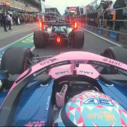 F1: el gesto de Colapinto a Alonso tras casi chocarlo en la clasificación del GP de Canadá