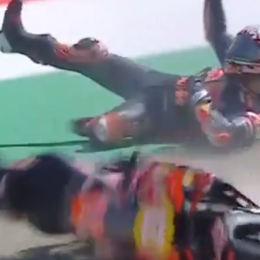 MotoGP: durísima caída de Bastianini en la Carrera Sprint en Mugello