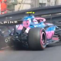 F1: ¡Cuidado, Franco! Colapinto bloqueó y tuvo un roce contra el muro en el segundo entrenamiento en Mónaco