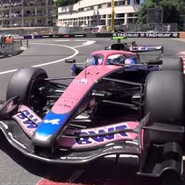 F1: ¡Al límite! El "besito al muro" de Colapinto en la FP3 de Mónaco