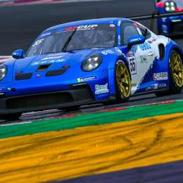 GT Cup Europe: Matías Russo vio la bandera a cuadros en la carrera sabatina en Misano