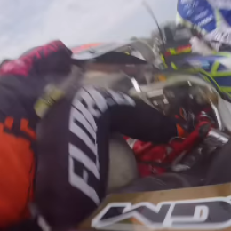 Así se vio desde adentro el fuerte accidente en el kartódromo de Gualeguay