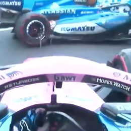 F1: ¡El encontronazo entre Colapinto y Sainz sobre el cierre del GP de Mónaco!