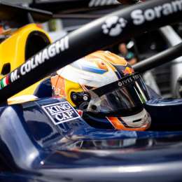 F3: Colnaghi completó una clasificación positiva en Barcelona; Nael se quedó con la pole position