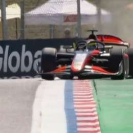 F2: ¡A fondo! Varrone protagonizó una gran salvada al buscar los límites en la clasificación de Barcelona