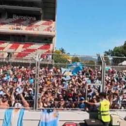 F1: ¡Marea albiceleste! Los argentinos coparon el circuito de Barcelona y cantaron al unísono en apoyo a Colapinto