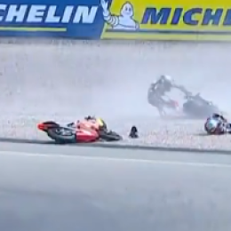 Moto3: así fue la caída que dejó a Perrone con las manos vacías en el GP de Alemania