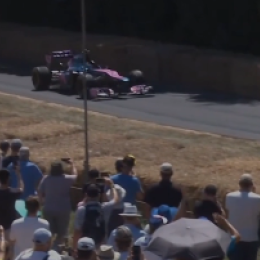 F1: ¡A puro trompo! Así fue la segunda salida de Colapinto en el Festival de Goodwood