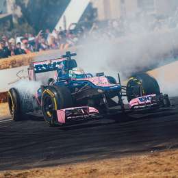 F1: la felicidad de Colapinto tras reencontrarse con el Lotus E20 en Goodwood: "Sé que me extrañaste"