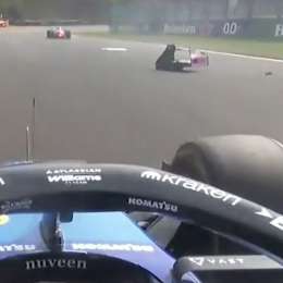 F1: el impactante onboard de Sainz durante el accidente de Gasly en Spa