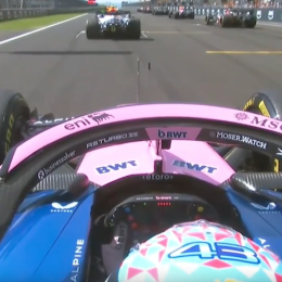 F1: ¡A bordo! Así fue la largada de Colapinto en el GP de Hungría