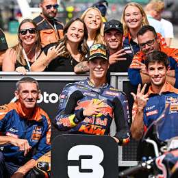 Moto3: Perrone brilló en Silverstone y logró un espectacular podio en la última vuelta
