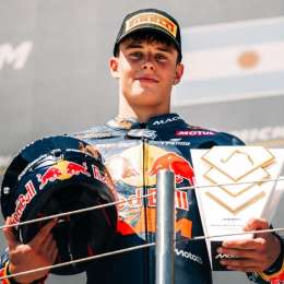 Valentín Perrone y el sueño de escalar a Moto2: "La idea es poder pegar el salto en 2028"