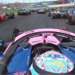 F1: ¡Para ver mil veces! La largada de Colapinto para avanzar en el GP de Países Bajos