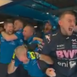 ¡Locura total en Alpine! La eufórica reacción del equipo por la pole position de Pierre Gasly en el GP de Italia