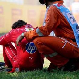 Leclerc no tendrá penalización en España pese a su fuerte accidente en Monza