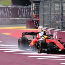 F1: el golpe de Hamilton que provocó la bandera roja en la FP3 de Madrid