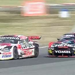 ¡Al límite! La áspera largada que protagonizaron Werner y Trucco en la tercera serie del TC en San Luis
