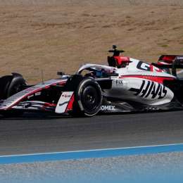 Jack Doohan giró en Jerez con el Haas de la temporada 2025 de F1