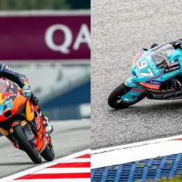 Perrone clasificó 12° y Morelli no avanzó a la Q2 de la Moto3 en Austria