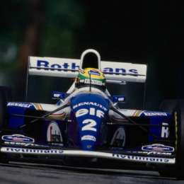 Un pedazo del Williams de F1 que manejó Senna en Imola 1994 fue expuesto por primera vez