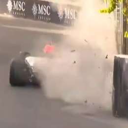 Arvid Lindblad provocó la primera bandera roja de la F1 en el GP de Azerbaiyán