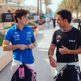 La divertida reacción de Checo Pérez y Colapinto ante el inusual escenario que surgió en las redes sociales