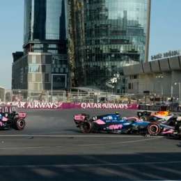 La dura sanción de los Comisarios Deportivos a Colapinto tras el encontronazo con Gasly en Bakú