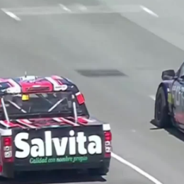 Así fue la largada entre Werner y Canapino en la primera serie del TC Pick Up en Balcarce