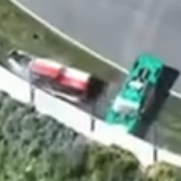 Fuerte golpe entre Faín y Tadei en la final del TC Pick Up en Balcarce