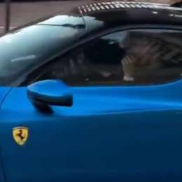Bearman fue visto al volante de un lujoso Ferrari 849 Testarossa de más de 1.000 CV en Mónaco