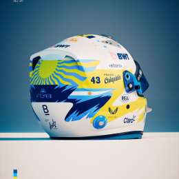 Reutemann y Boca: las inspiraciones detrás del nuevo casco de Colapinto