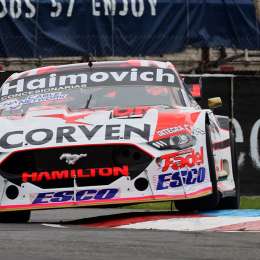 Werner sufrió un problema con el acelerador sobre el final del primer entrenamiento del TC en Rosario