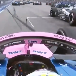 Así fue la largada de Colapinto en el GP de Estados Unidos de F1