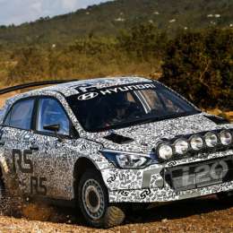 Hyundai testeó el nuevo i20 R5