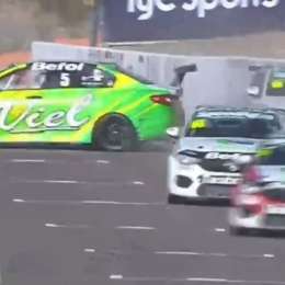 Fuerte piña de la Fiat Competizione en San Juan