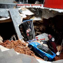 Restauraron Corvette dañados en un Museo