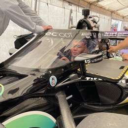 Alex Albon con un pie en IndyCar