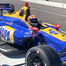 Rossi lideró los test de IndyCar en Indianápolis