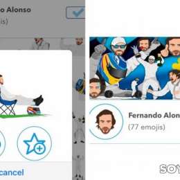 Emoticons con Fernando Alonso