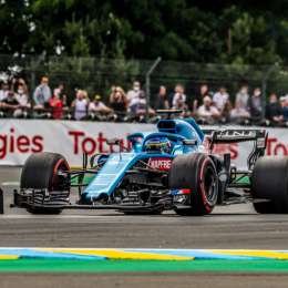 Alonso aceleró su Alpine de F1 en Le Mans