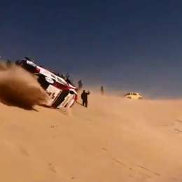 Dakar: espectacular vuelco de Alonso en las dunas