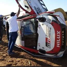 Alonso se accidentó en su preparación para el Dakar